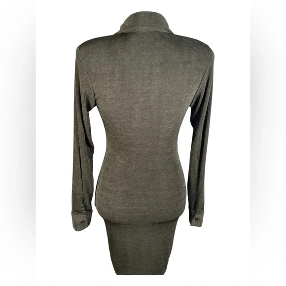 MABLE Front Ruched Button-Down Skinny
Mini Shirt Dress Small NWT - Picture 5 of 11